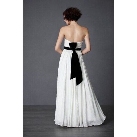 New BHLDN Hitherto Astral Silk Star Embroidered Dress Sz 2- Bridal Gown - Picture 2 of 10